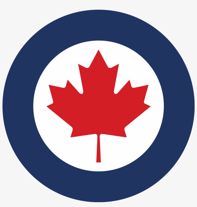 Roundel Of Canada - Royal Canadian Air Force Roundel, transparent png download