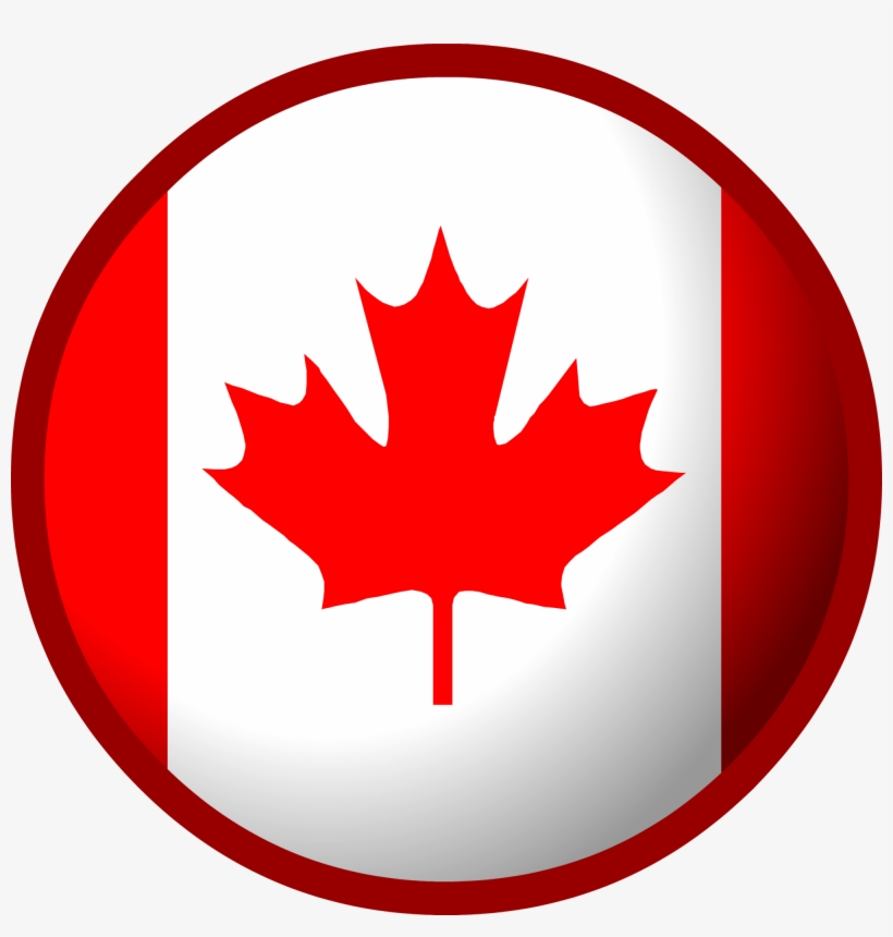 Canada Flag - Club Penguin Canada Flag, transparent png download