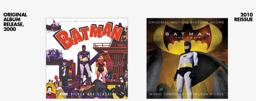 The Original Album From Film Score Monthly Made Use - Batman - The Movie (ost) By Nelson Riddle (cd), transparent png download