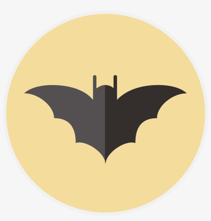Graphic Free Stock File Tail Halloween Bat Wikimedia - Icon, transparent png download