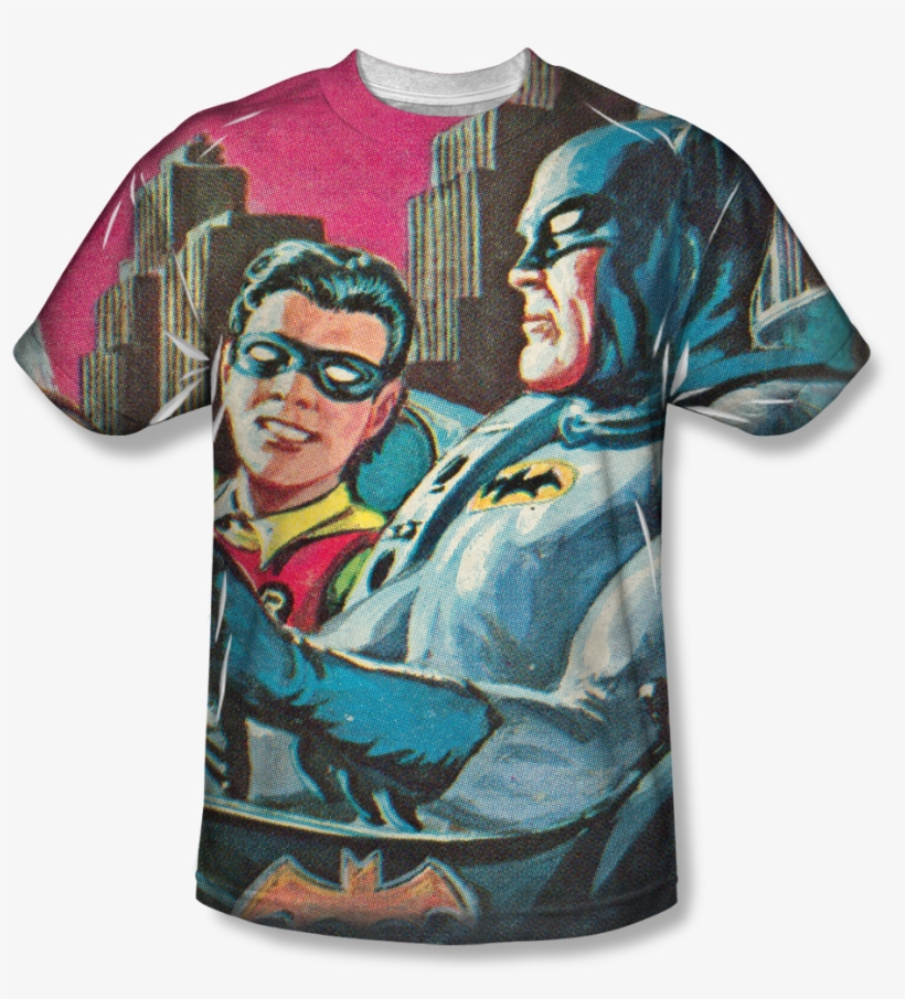 Batman Classic Bat Signal All Over Print Front T-shirt - 24x18 Art Print:art Print Classic Batman Television, transparent png download