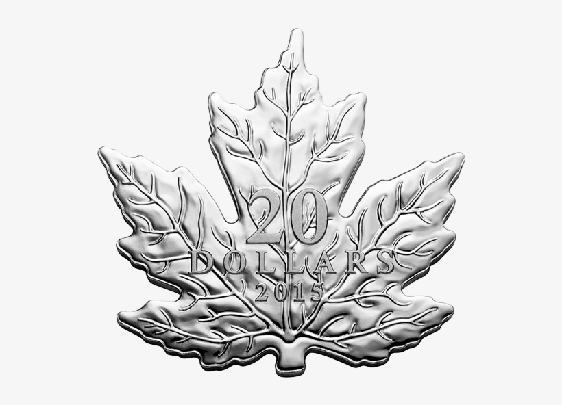 Picture Of - 20 Dollar Maple Leaf Coin, transparent png download