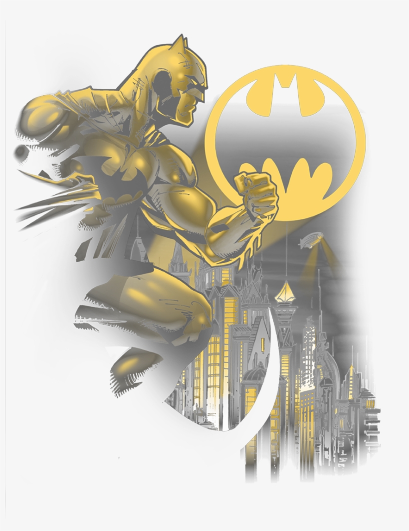 Batman Bat Signal Women's T-shirt - Batman, transparent png download