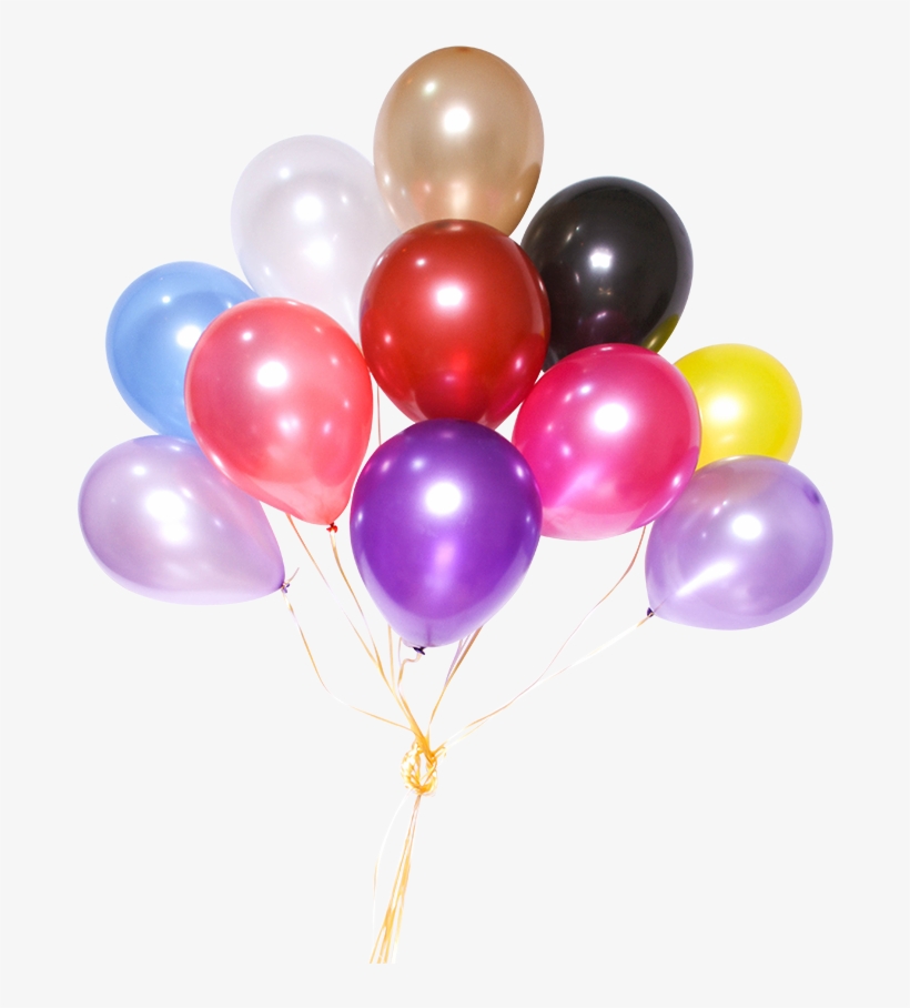 [12 Inch Helium] X10 Pearlise Balloon Cluster - Balloon Colours, transparent png download