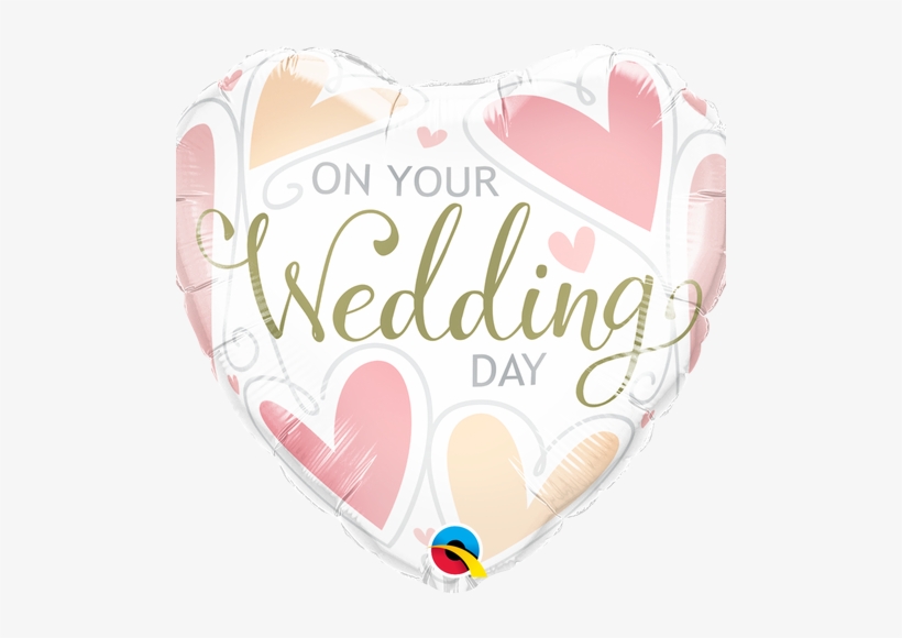 On Your Wedding Day - Qualatex, transparent png download