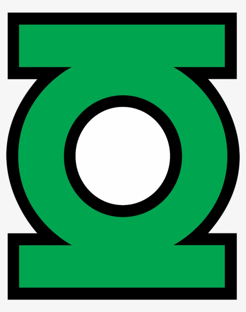 Green Lantern Logo By Mr - Green Lantern Cartoon Logo, transparent png download