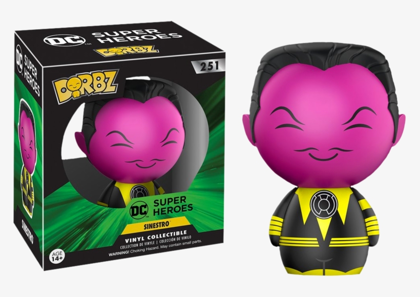 Sinestro Dorbz Vinyl Figure - Funko Dorbz Dc Green Lantern, transparent png download