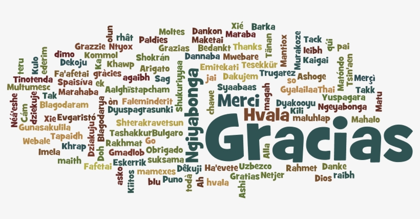 Gracias En Todos Los Idiomas Gif, transparent png download