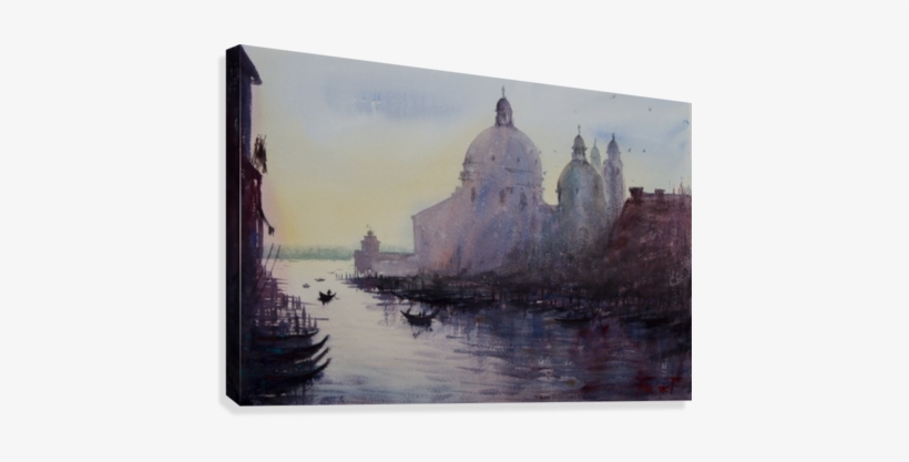 Venice 2 Italy Canvas Print - Painting, transparent png download