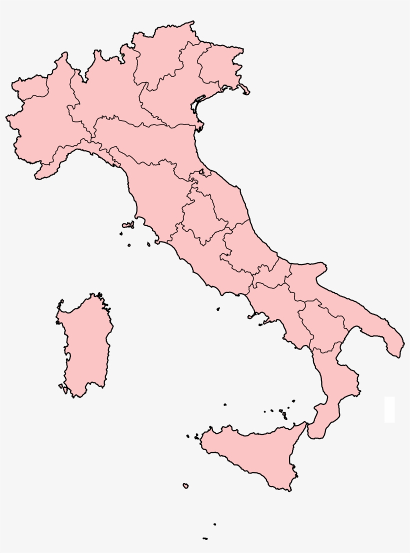 Italy Map Png - Syracuse Located In Italy, transparent png download