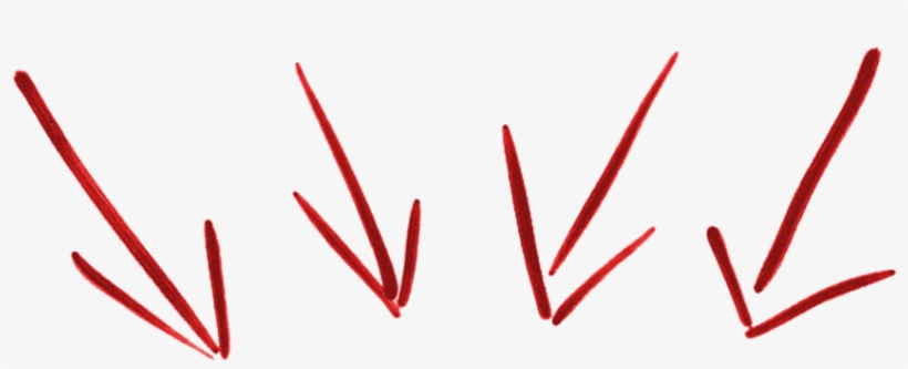 Red Arrows Down - Marketing Arrow Down, transparent png download