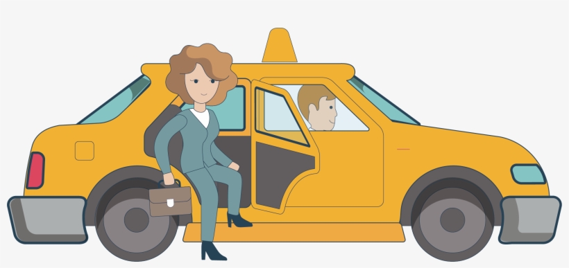 Banner Free Library By Transprent Png Free Download - Tomar Un Taxi Animado, transparent png download