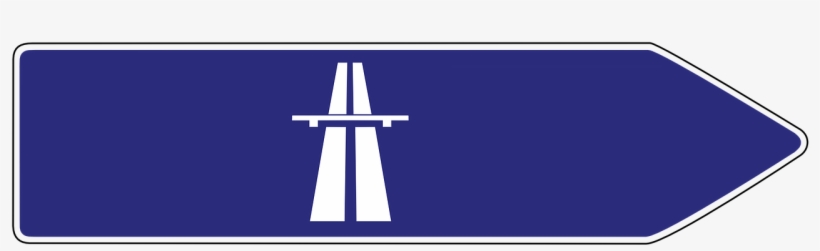 Highway Direction Road Sign Png - Panneau Autoroute Png, transparent png download