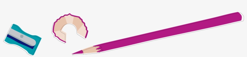 Colored Pencil Sharpener - Pink Color Pencil Png, transparent png download