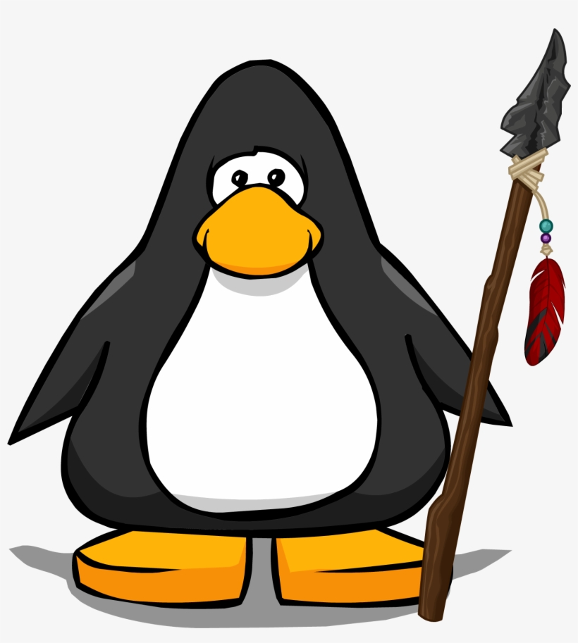 Trusty Spear From A Player Car - Penguin With A Horn, transparent png download