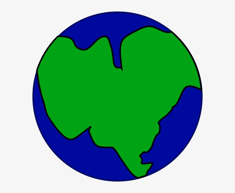 This Graphics Is The Editing Of The Earth About The - Earth As One Big Continent, transparent png download