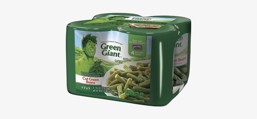Green Giant Cut Green Beans 4 - Green Giant 4 Pack, transparent png download