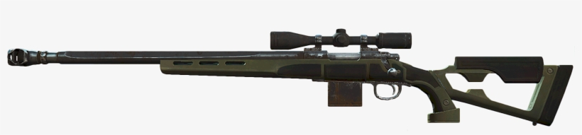 Fo4 Sniper Rifle - Sniper Rifle Png, transparent png download