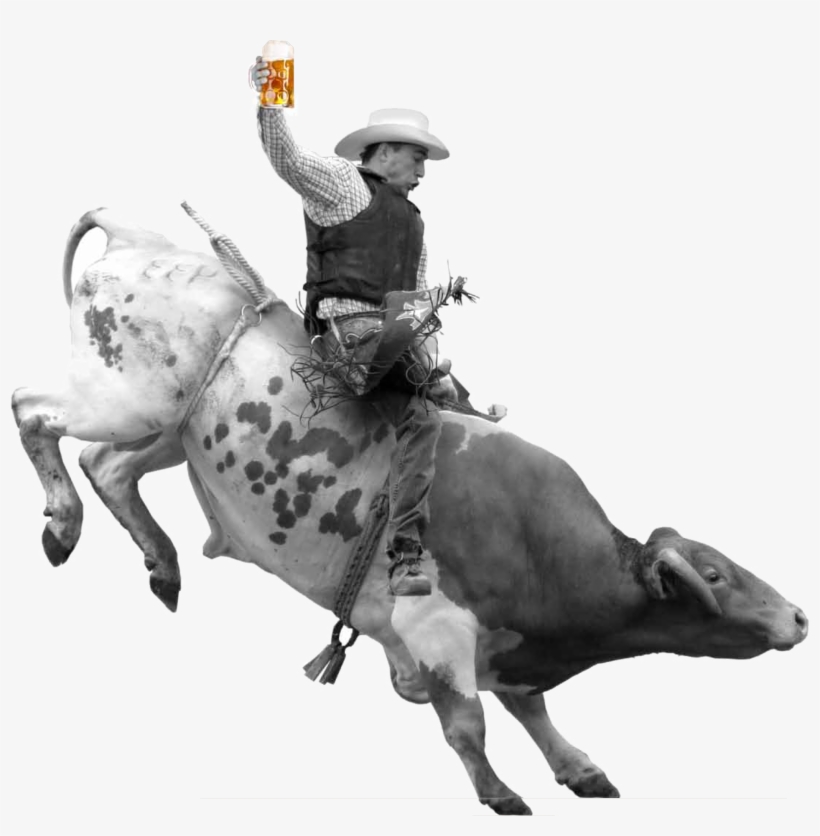 Bucking Transparent Images Pluspng - Bull Riding Png, transparent png download