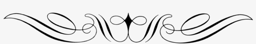 Filigree Vector Divider - Calligraphy, transparent png download