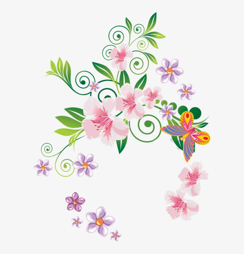 Clipart Library Flowers Tube Png Everywhere Pinterest - Portable Network Graphics, transparent png download
