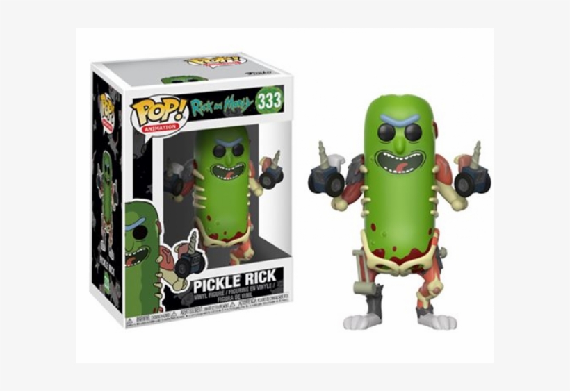 Pickle Rick Pop Figure, transparent png download