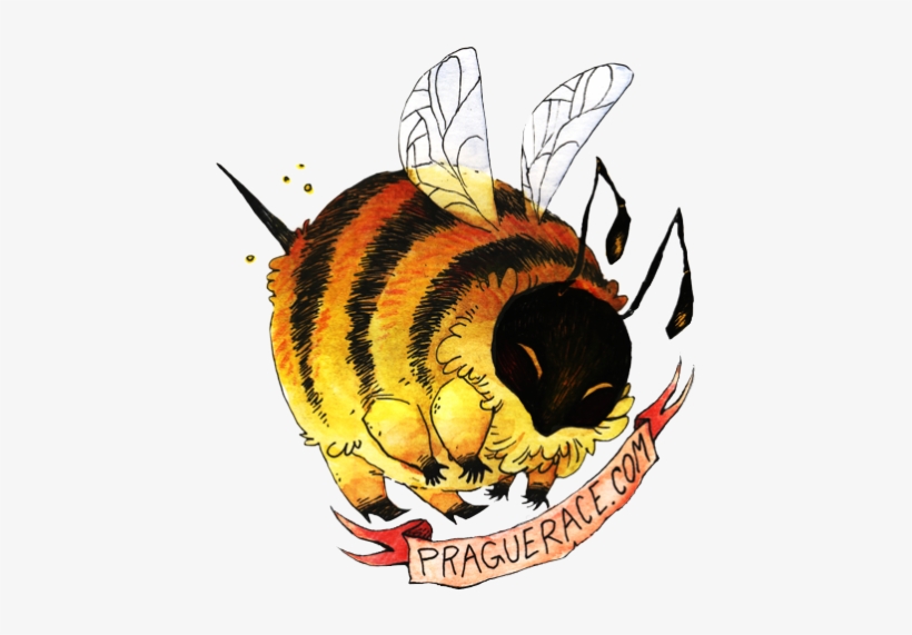 Transparent Bee I Made For The Hiveworks To Celebrate - Watercolor Painting, transparent png download