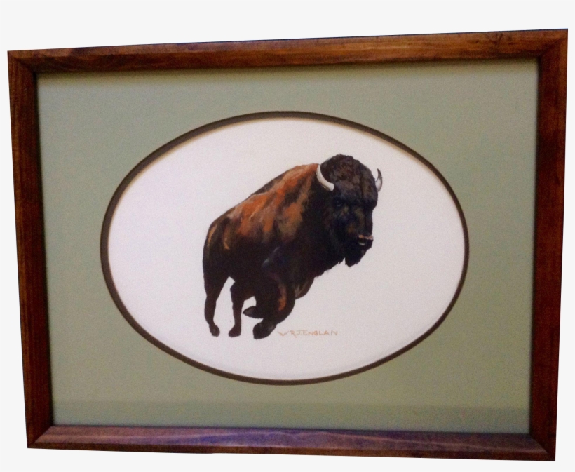Englan, A Running Buffalo, Gouache Watercolor Painting - Gouache, transparent png download