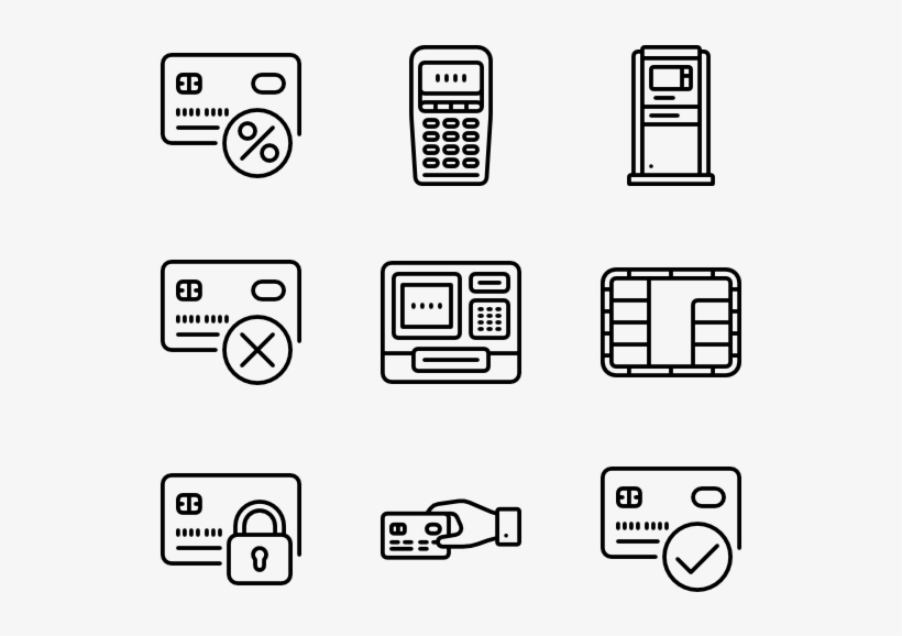 Payment Methods - Library Icon Line Art, transparent png download