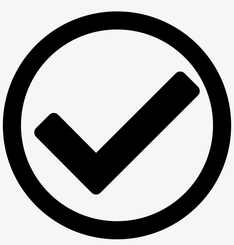 Affirmative Check Mark - Signo Afirmativo, transparent png download
