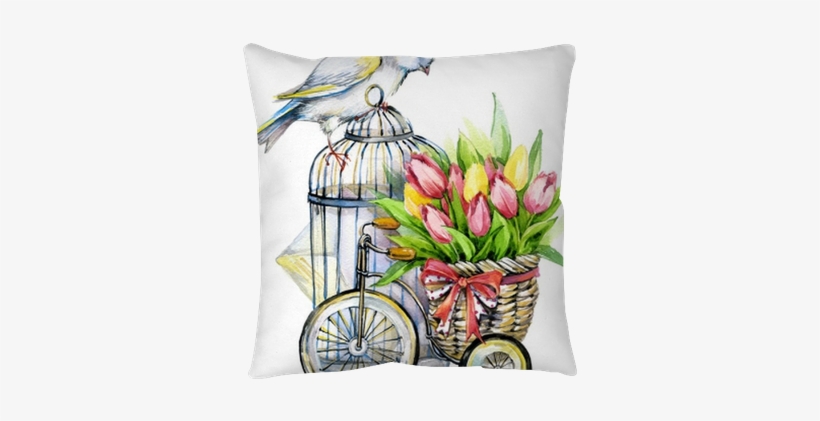 Canary Bird And Decorative Birdcage - May 100: Stress Relief Adult Coloring Book Journal, transparent png download