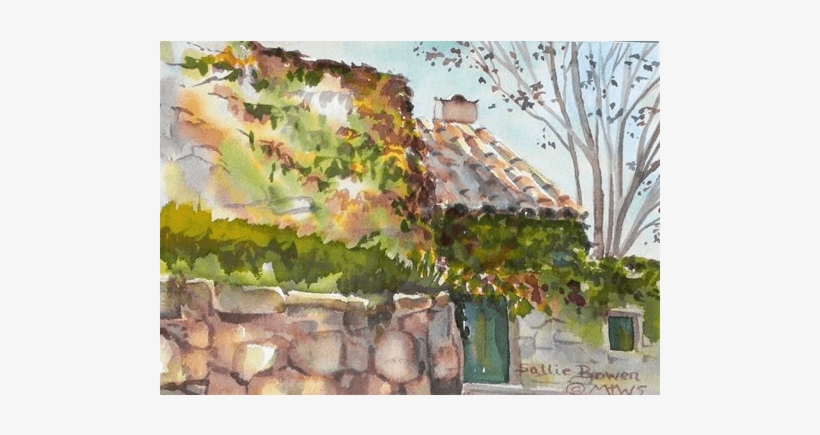 Who Lives Behind The Vines - Watercolor Paint, transparent png download