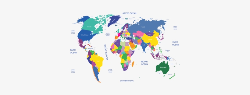 World Map, World Clipart, Map Clipart, Detailed Png - Languages In The World Map, transparent png download