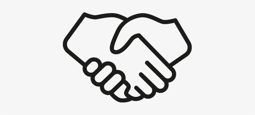 Physical Distance And Language Barriers Don't Matter - Clip Art Shake Hands, transparent png download