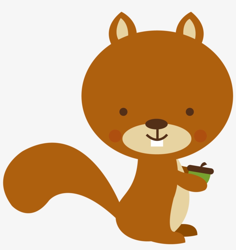 Floresta E Safari - Clipart Squirrel Png, transparent png download
