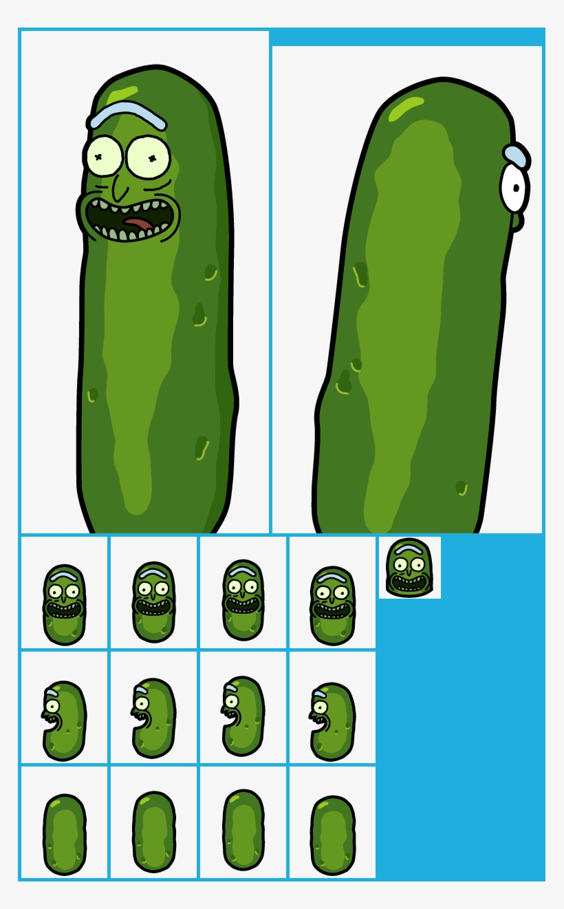 Pickle Rick - Pocket Mortys Pickle Rick, transparent png download