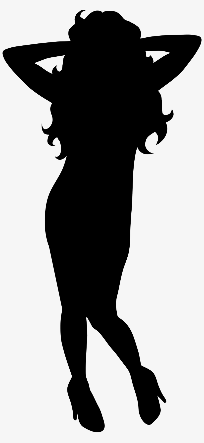 Transparent Dancer Woman - Woman Silhouette Png Free, transparent png download