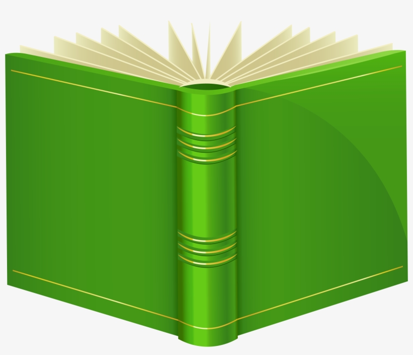 Green Book Png Clipart - Book Clipart Png, transparent png download