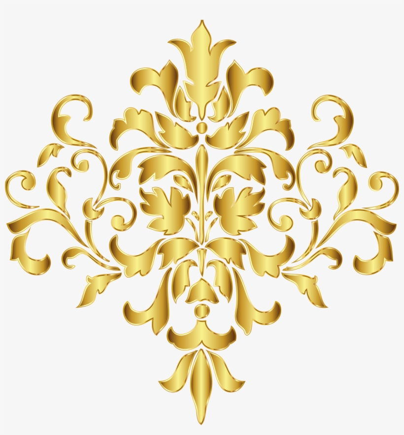 This Free Icons Png Design Of Gold Damask Design No, transparent png download