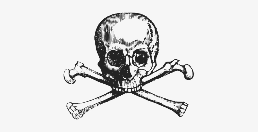 Adult Content Safesearch Crossbones Skull Death Danger - Skull And Crossbones, transparent png download