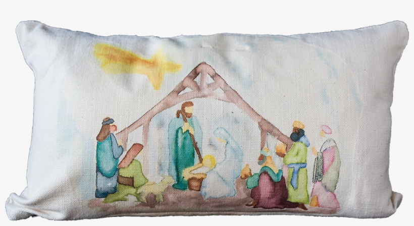 Original Watercolor Nativity - Painting, transparent png download