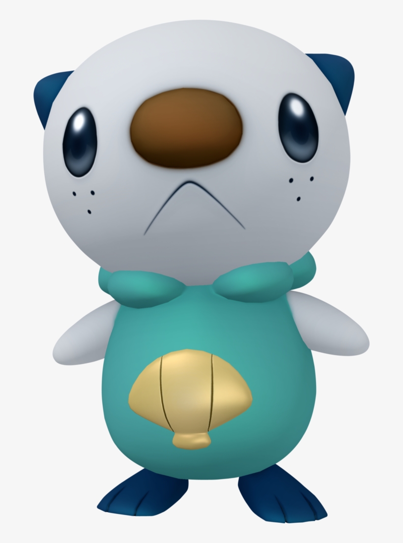 3d Png Picture - Pokemon Oshawott 3d, transparent png download