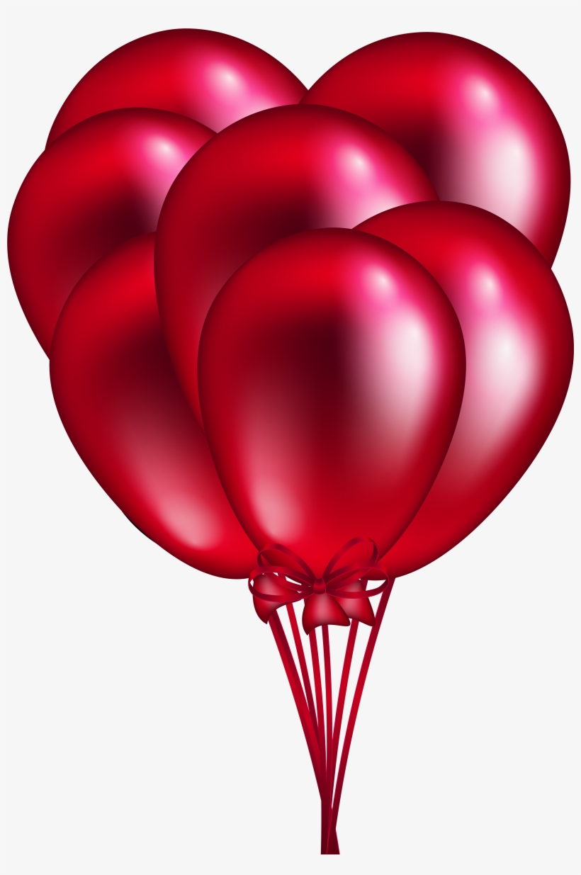 Vector Freeuse Stock Red Balloon Bunch Png Clip Art, transparent png download