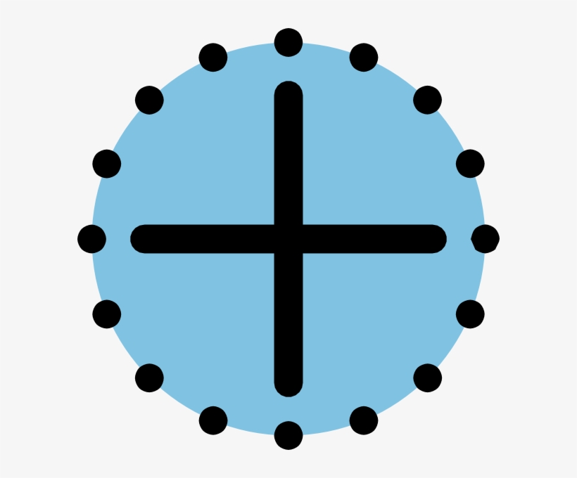 Free Vector Crosshairs Clip Art - Clip Art, transparent png download