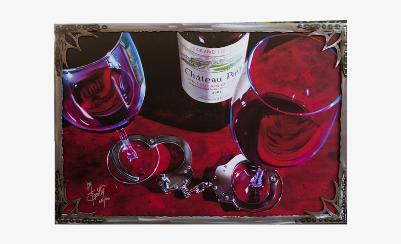 Surrender Custom Frame By Scotty - Red Wine, transparent png download