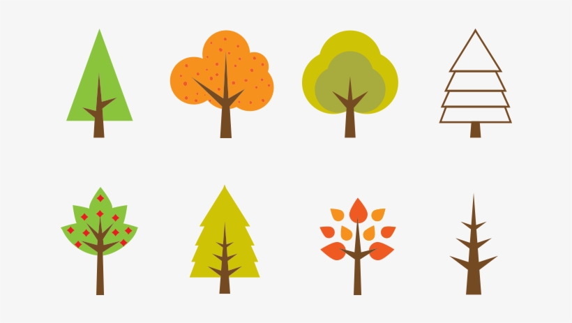 Seasonal Tree Illustration Free Vector And Png The - Seasons Vector Png, transparent png download