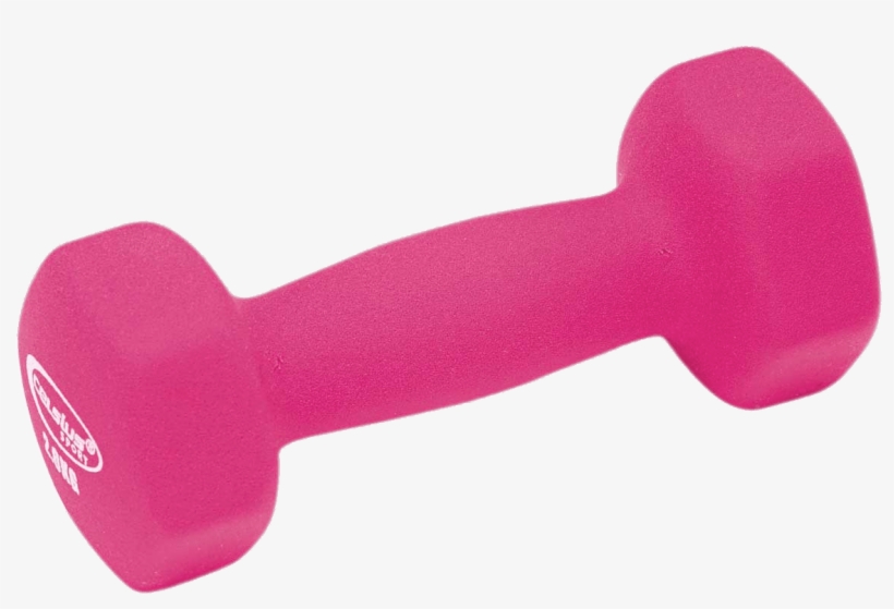 Pink Dumbbell - Dumbbell Png, transparent png download