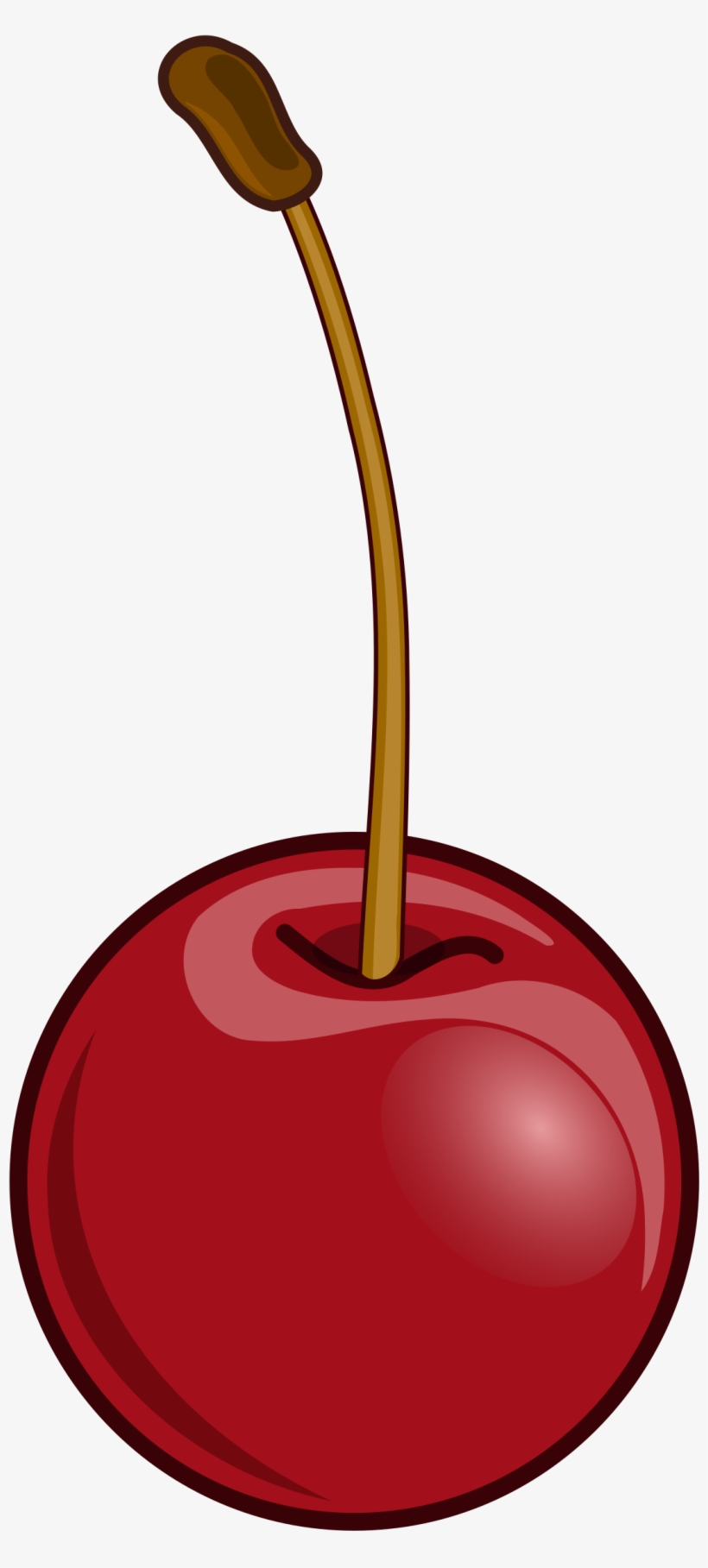 Seamless Pattern With Watercolor Berry Cherry - Cherry Clip Art, transparent png download