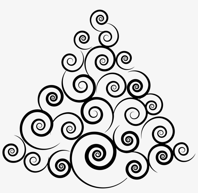 Christmas Tree Silhouette Clip Art At Getdrawings - Ornament Clip Art, transparent png download