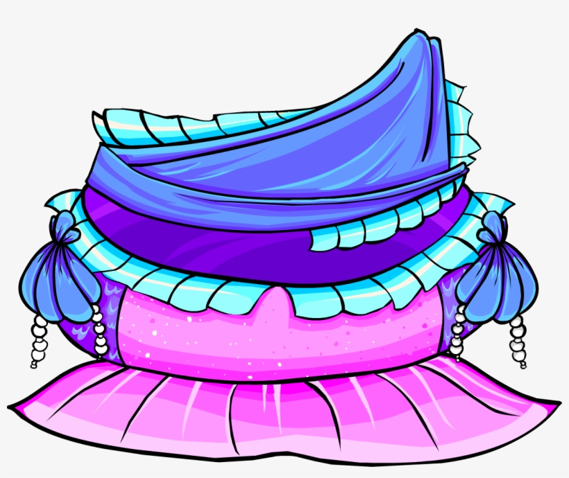 Blue Mermaid Costume Icon - Mermaid Tail Club Penguin, transparent png download
